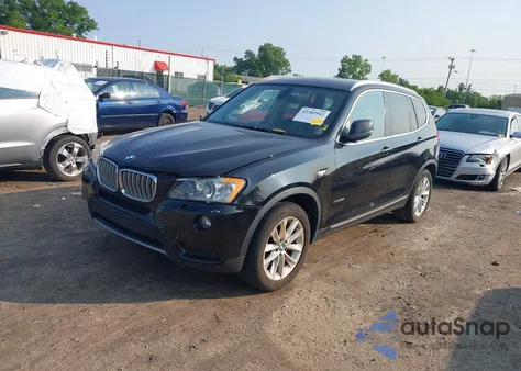 2011 BMW X3 xDrive28I z USA, uszkodzony, nr VIN 5UXWX5C57BL715285